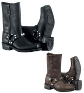 River Road Square-Toe Harness Boots