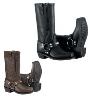 River Road  Square-Toe Womens Zipper Harness Boots