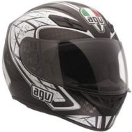 AGV K4 Helmet - Silver Black Gunmetal