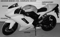 Armour Bodies Pro Series SuperSport Kit - Kawasaki ZX6R (2007-2008)