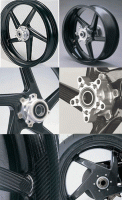 BST Carbon Fiber Wheels - Kawasaki ZX6R/636R (2005-2007)