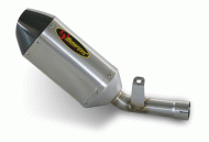 Akrapovic Slip-on/Bolt-on (Hex) Mufflers- Suzuki GSXR600/750 (2006-2007) Stubby Version