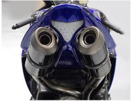Graves Motorsports Full Stainless Steel/ Carbon Fiber Exhaust System- Yamaha R1 (2009)