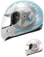 KBC FFR Modular Helmet- Retro Lady