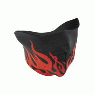 Zan Half Face Neoprene® mask - Red Flames