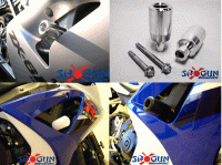 Shogun Motorsports Frame Sliders - Suzuki GSXR600/750 (2006-2007)