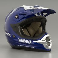 Yamaha YX-5 Off-Road Helmet (Yamaha Blue)