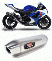 Yoshimura R-77 Full Exhaust System- Suzuki GSXR1000 (2007-2008) Stainless Steel Canister