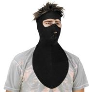 Zan Full Face Neoprene® mask - Black with Neck Shield