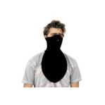 Zan Half Face Neprene® mask - Black with Neck Shield