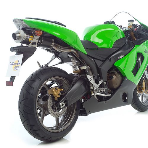 Leo Vince SBK Factory Racing Slip-on - Kawasaki ZX6R/6RR (2005 